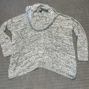 Express Oversized Marled Cowl Neck Sweater Size XS